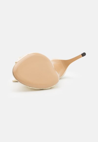 MOSCHINO CLOUD WITH HANDLE AND PADLOCK - Sandales à talons hauts - beige