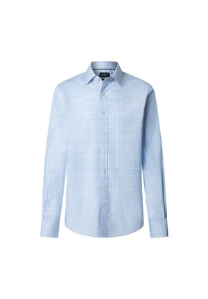 Hackett London SMART CHECK - Camisa - sky blue
