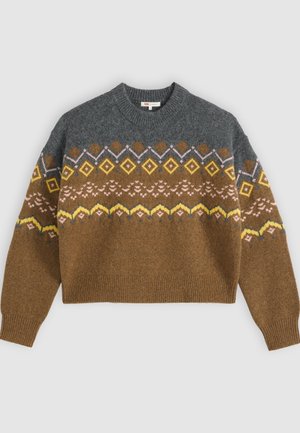 Levi's®, CHARLOTTE FAIRISLE - Pullover - fairisle v3 camel heather