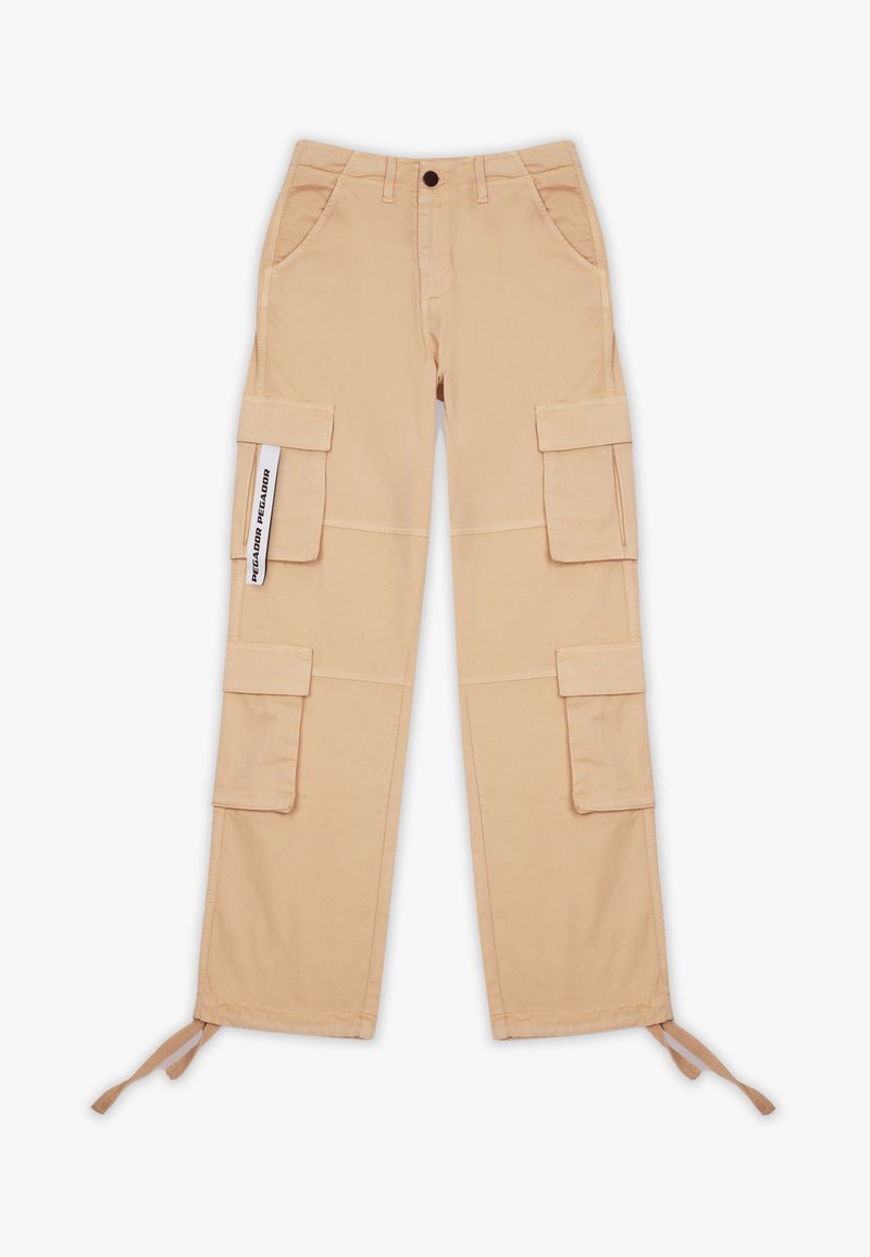 Pegador TANAMI WIDE PANTS - Armijas stila bikses - safari sand