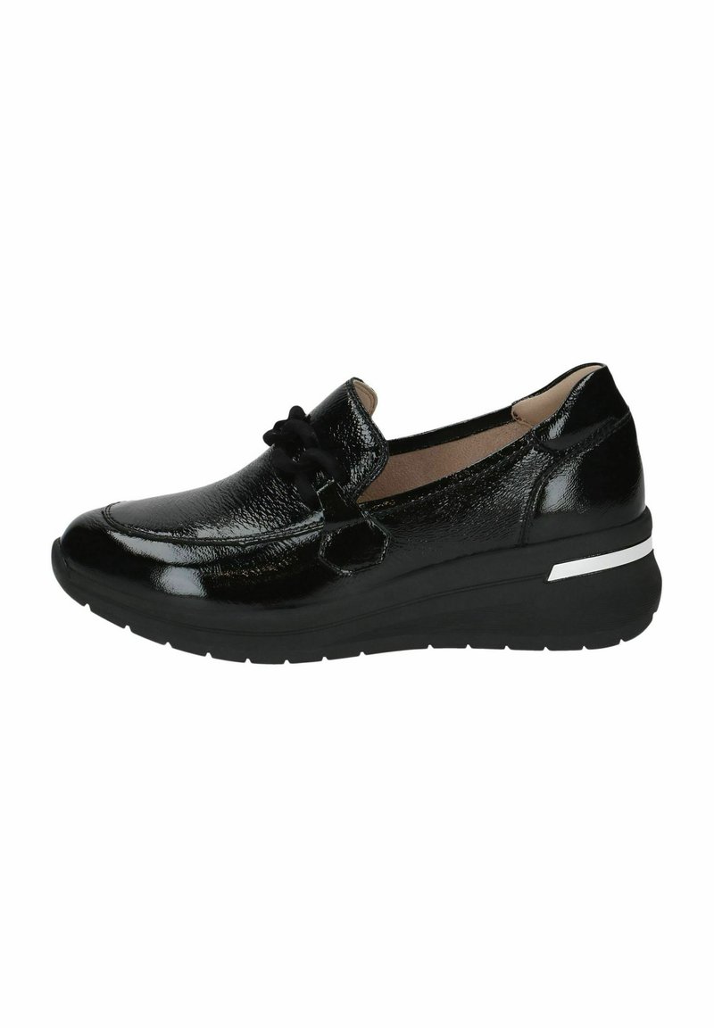 Caprice Pantofi slip-on - black blk sole