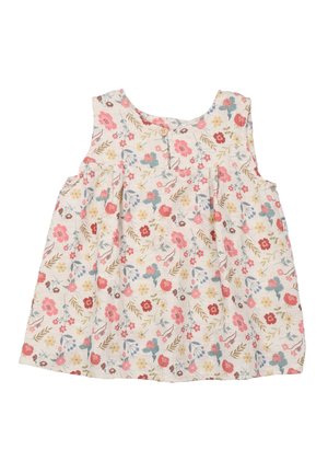 FLOWERS & LEAVES - Blouse - weiss