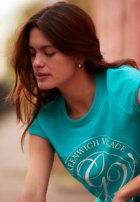Next Printtipaita - green