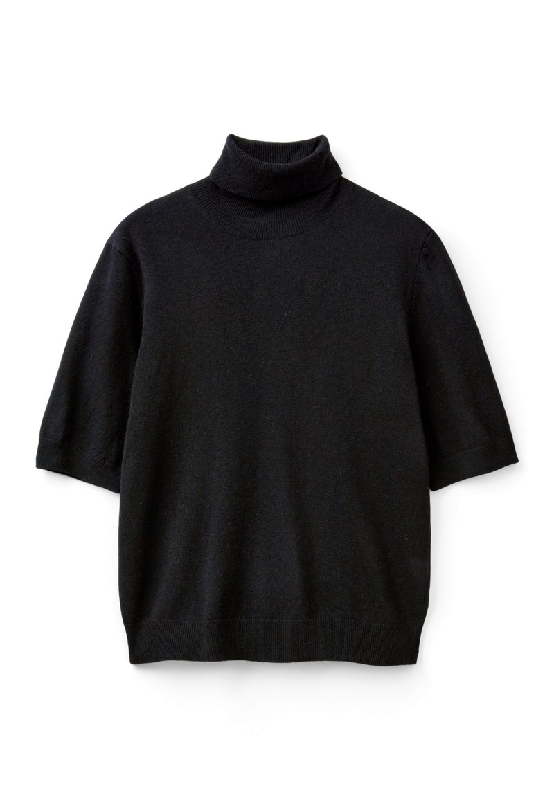 United Colors of Benetton T-shirt basic zwart United Colors of Benetton T-shirt basic zwart