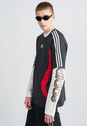 TEAMGEIST TEE - Tricou cu imprimeu - black/better scarlet