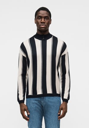 Maglione - navy/light beige