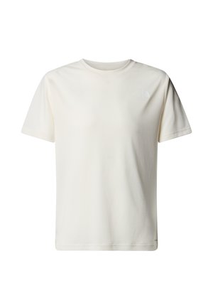The North Face TEEN NEW TEE UNISEX - Bluză sport - white dune