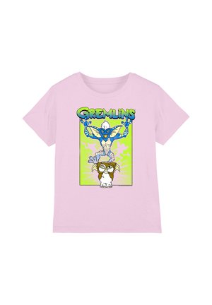Warner Brothers, GREMLINS/BE AFRAID UNISEX - Print T-shirt - pink