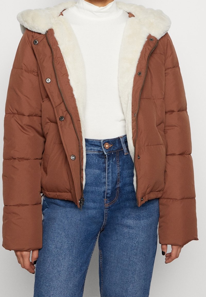 Hollister Co. Zimní bunda - brown