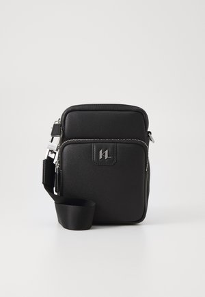 K/MONOGRAM CROSSBODY - Rankinė per petį - black
