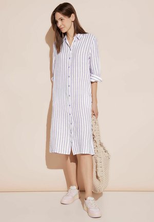 Street One GESTREIFTES - Abito a camicia - lila