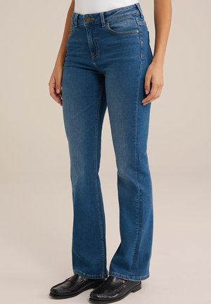 WE Fashion Bootcut jeans - dark blue