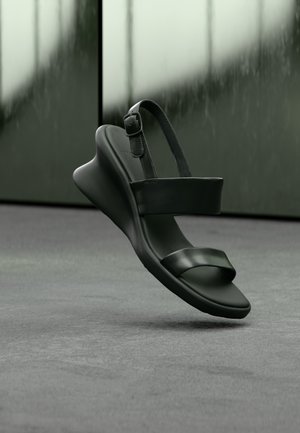 LUSS - Sandaler m/ kilehæl - black