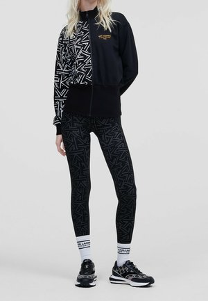 Sudadera con cremallera - black