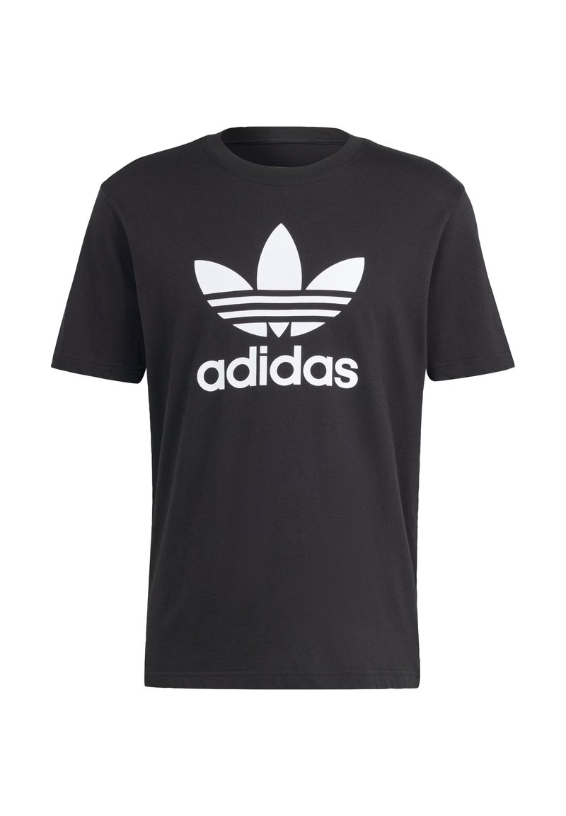 adidas Originals - T-shirt z nadrukiem/czarny - Zalando.pl