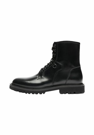 WOOSTER IV - Stivaletti stringati - black calf