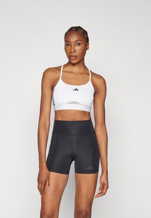 HYPERGLAM BRALETTE - Sutien sport cu susținere scăzută - white/black