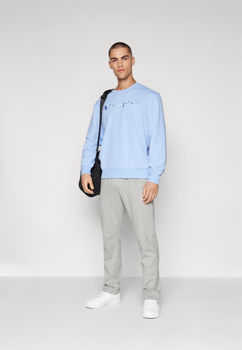 Champion ICONS CREWNECK WITH LARGE TONAL LOGO Felpa light blue