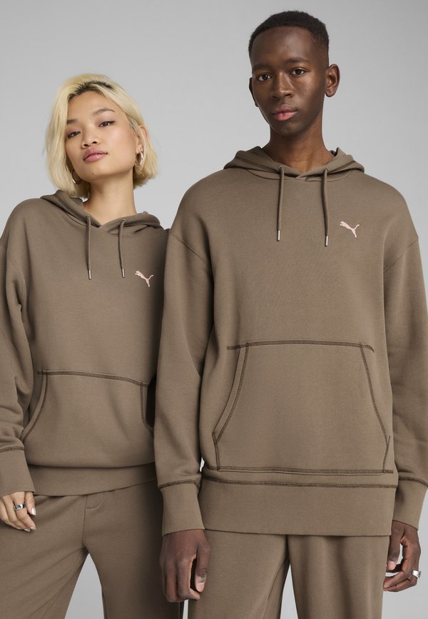 PREMIUM ESS RELAXED GRAPHIC  - Kapuzenpullover - totally taupe