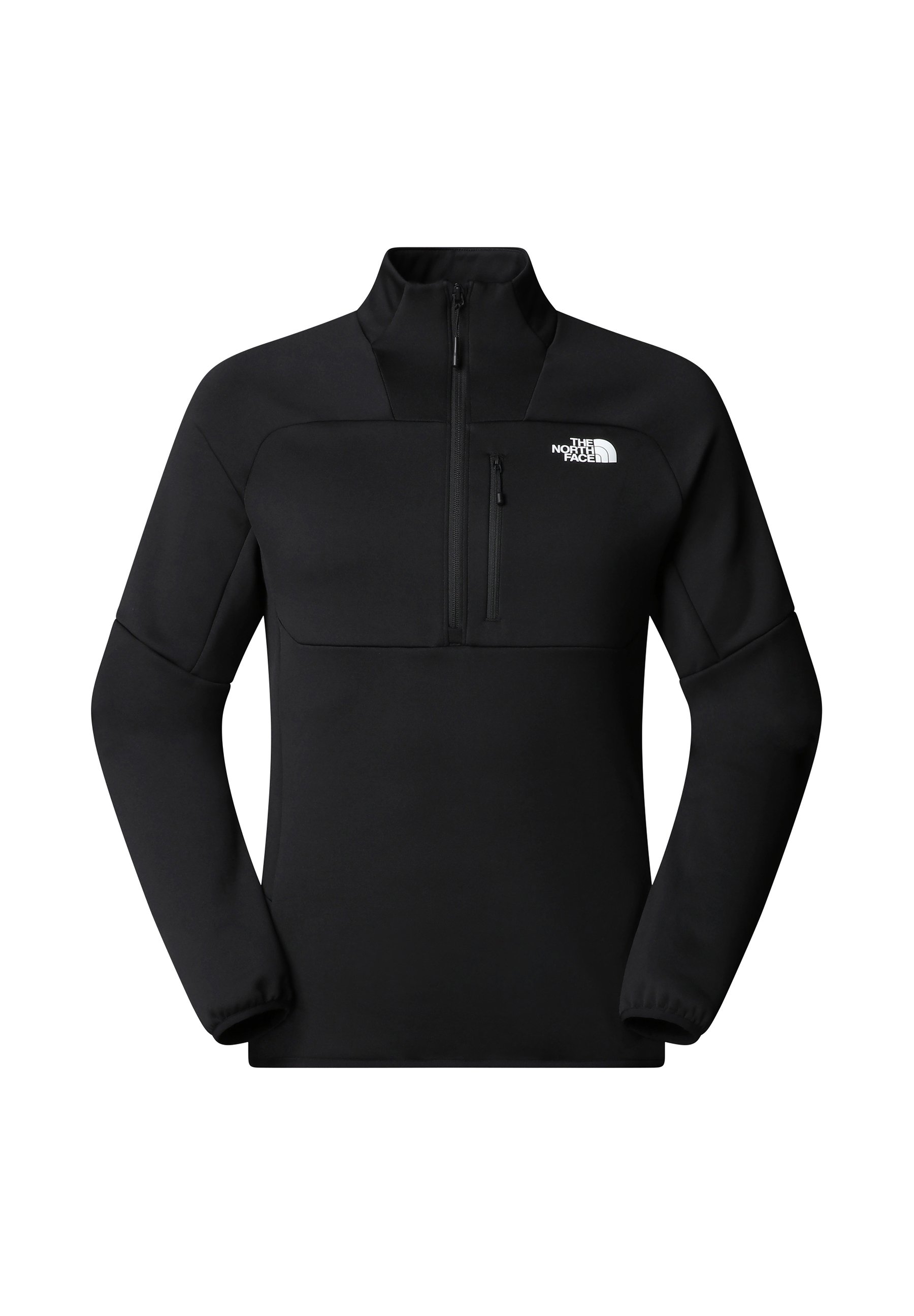 The North Face M METEORA 1/4 ZIP FLEECE - Fleecová mikina - tnf black