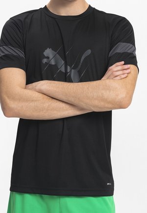 T-shirt con stampa - black