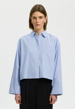 Selected, Button-down blouse - dark sapphire