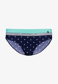 Geselecteerd, navy/turquoise