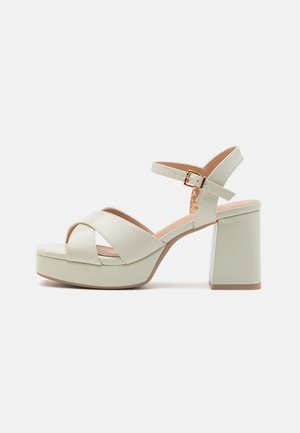 Sandalen met plateauzool - ice