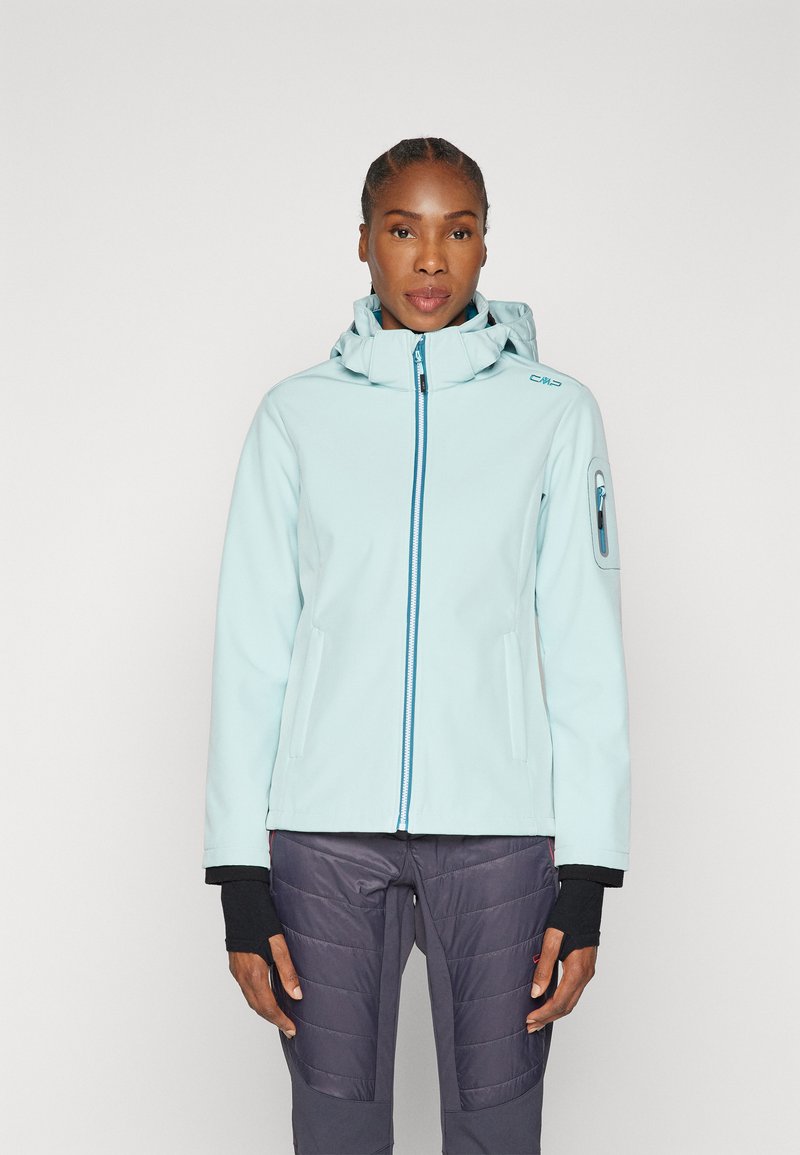 CMP ZIP HOOD - Soft shell jacket - acqua