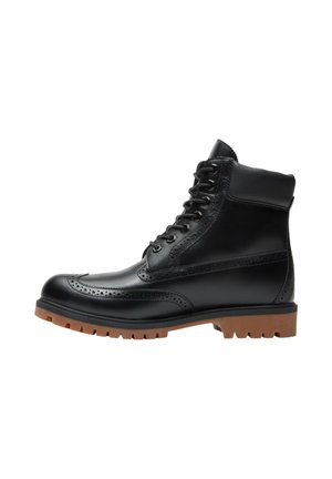 Timberland, PREMIUM 6 IN LACE WATERPROOF BOOT - Bottines à lacets - black full grain