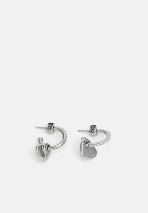 LOVE - Pendientes - silver-coloured/white