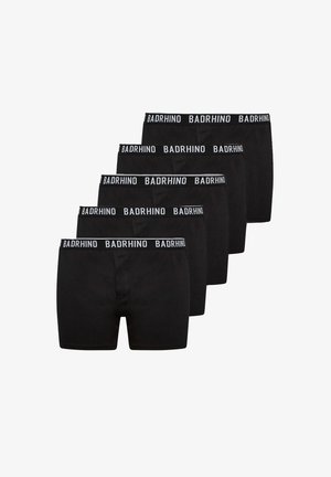 BadRhino 5 PACK LOGO PRINT - Boxers - black