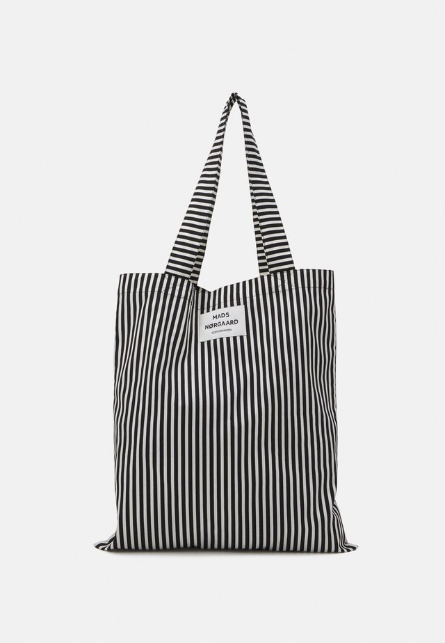 SACKY ATOMA - Shopping bag - black/off white