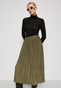 Samsøe Samsøe UMA - A-vonalú szoknya - dusty olive