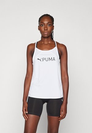 Puma FIT FASHION ULTRABREATHE ALLOVER - Top - white