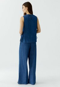 Oui Bluse - blue denim