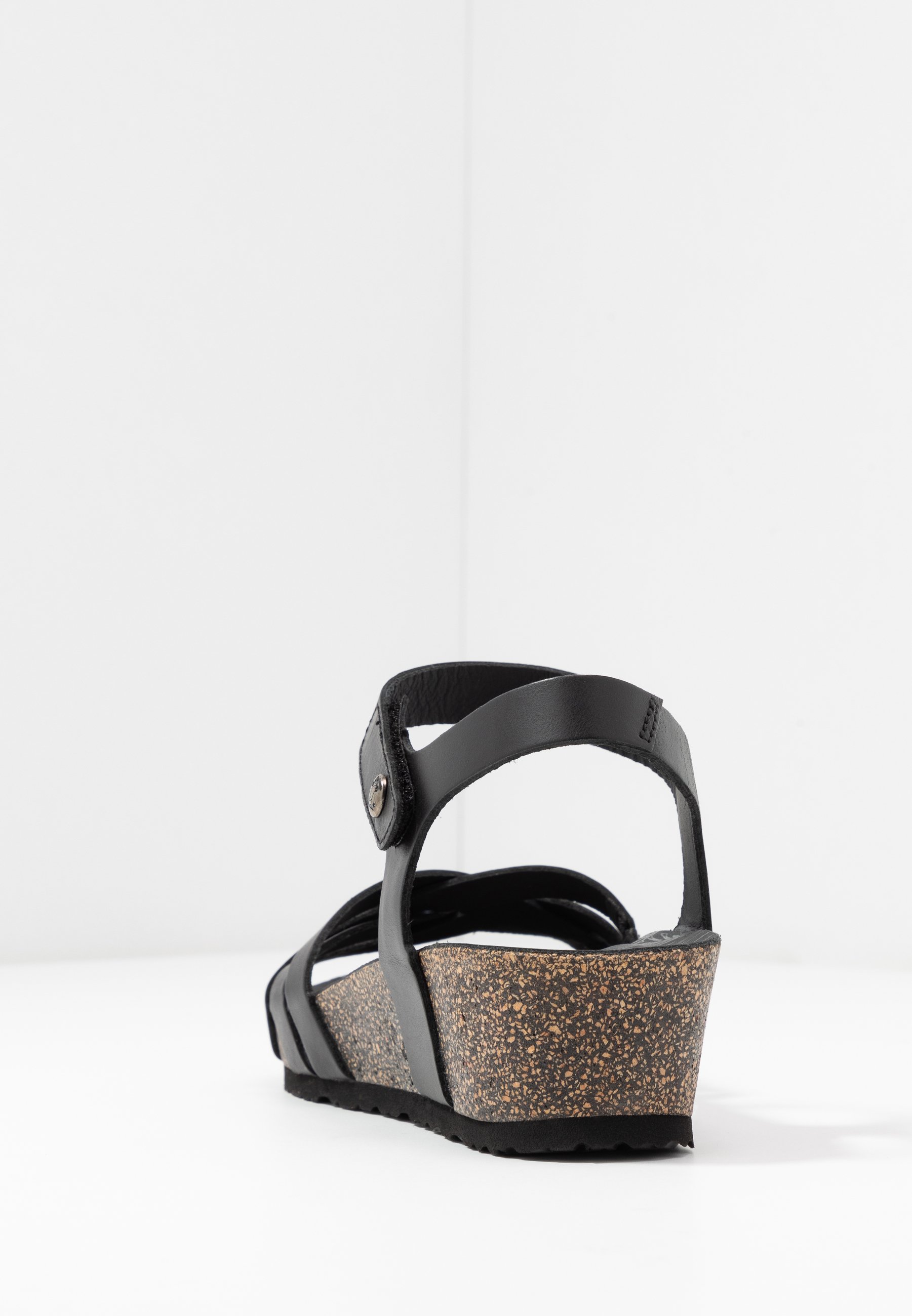 Panama Jack CHIA NATURE - Sandalen met sleehak - schwarz/zwart - Zalando.nl