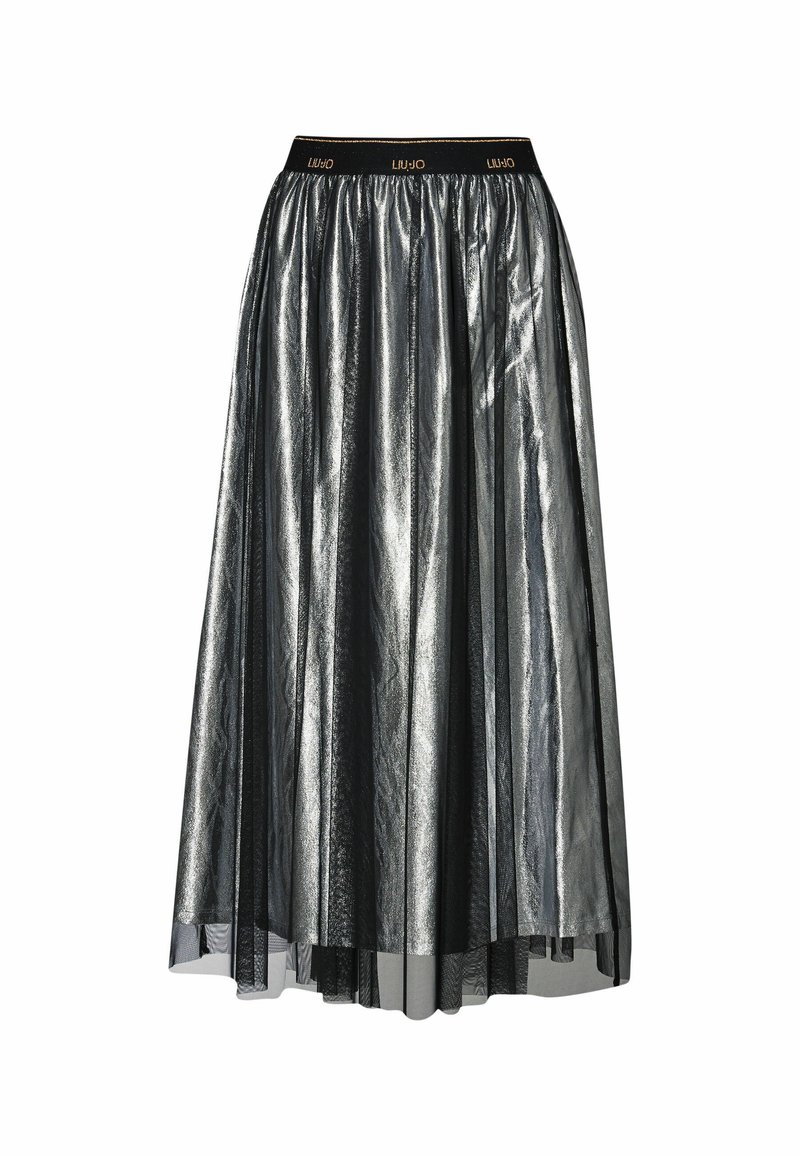LIU JO Plooirok zilverkleurig