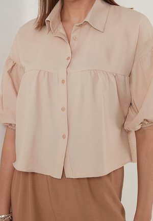 Overhemdblouse - stone