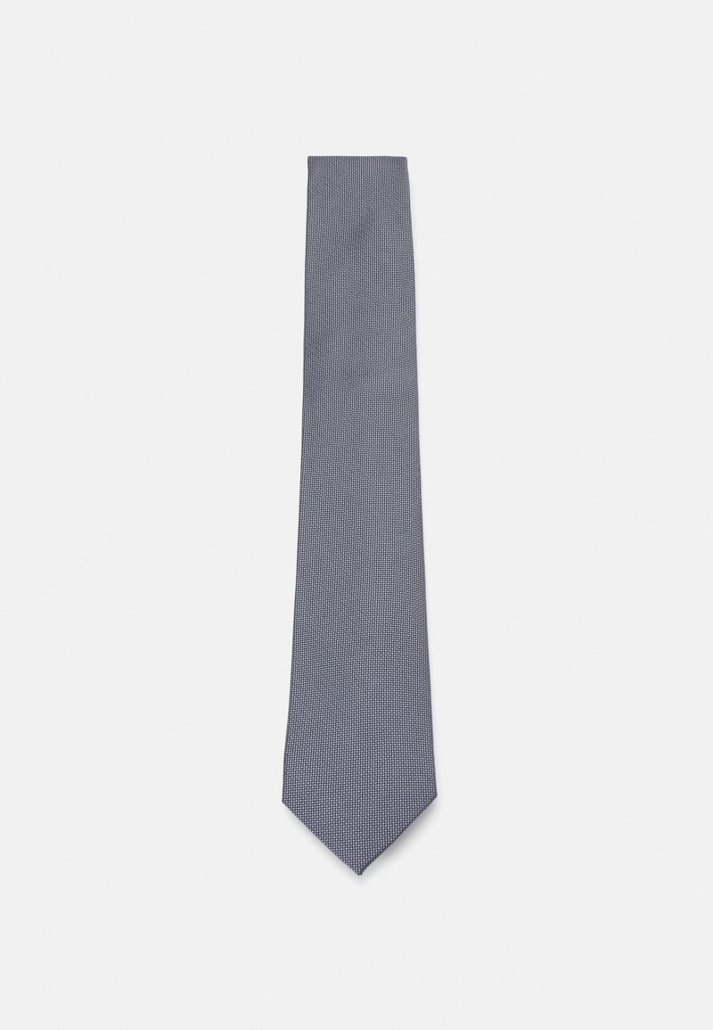 Cravatta Uomo Flying Scotsman Argento Grigio The Tie Studio | Microfibra Con Treno A Vapore