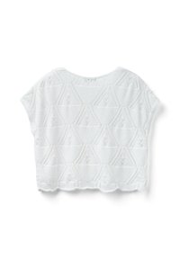 United Colors of Benetton Triko s potiskem - white