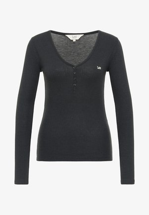LS HENLEY - Jumper - charcoal
