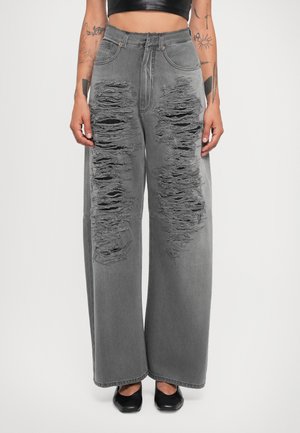 PANTS POCKETS - Wide Leg - black
