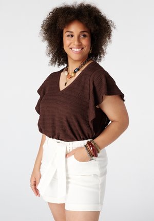 MS Mode, TOP - Blouse - brown