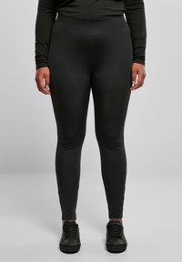Urban Classics LADIES HIGH WAIST TECH LEGGINGS - Leggings - black