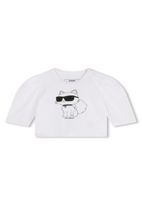 KARL LAGERFELD KIDS SET - Šortky - blanc noir