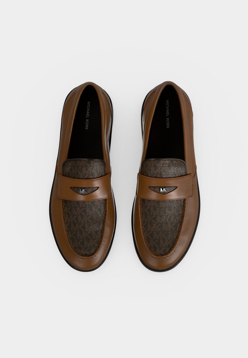 Michael Kors Patterned Brown Slip-On Loafers Michael Kors Women main image 4