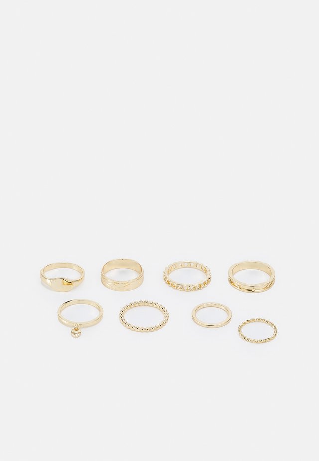 HEART 8 PACK - Ring - gold-coloured