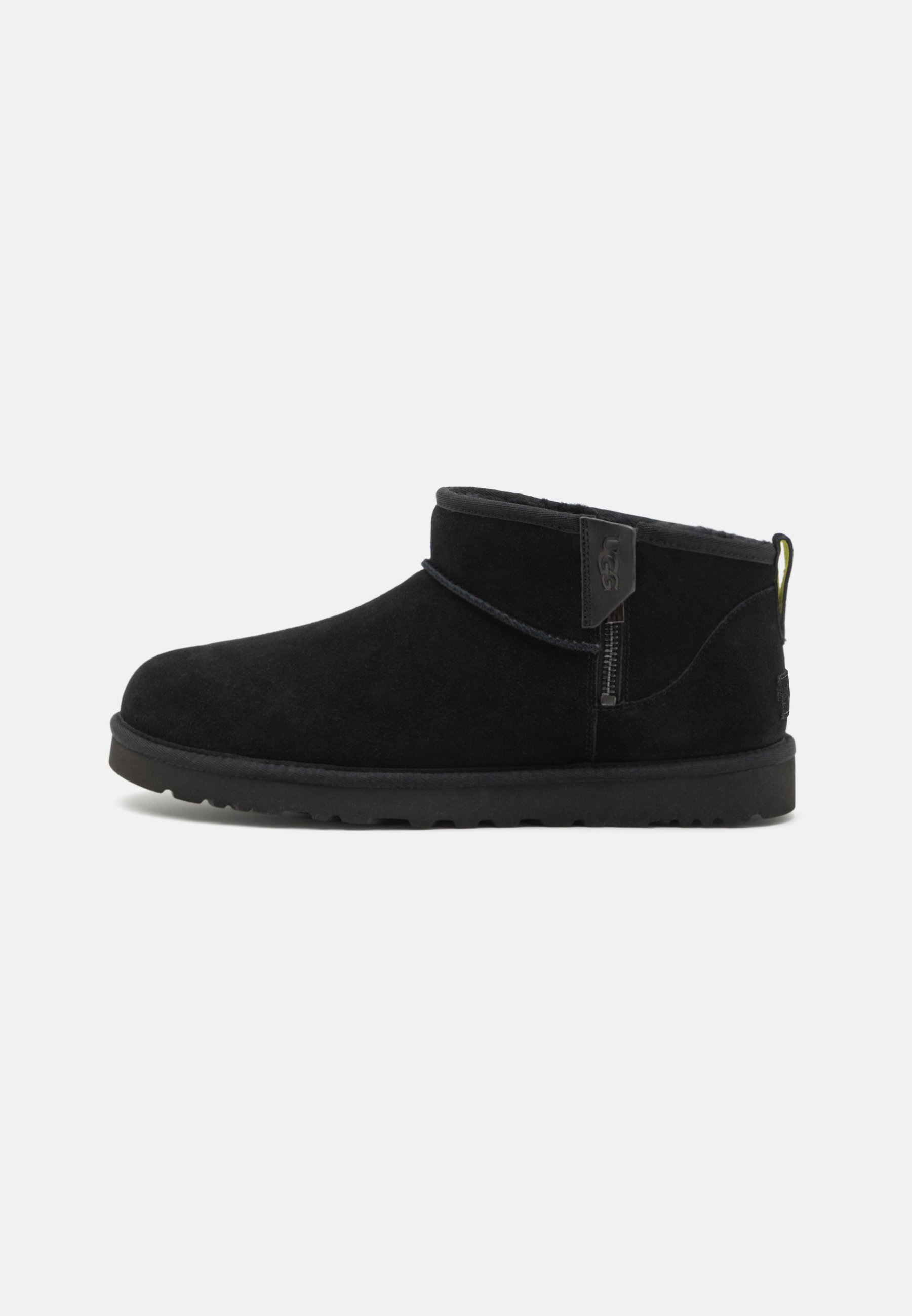 UGG CLASSIC ULTRA MINI ZIP - Classic ankle boots - black - Zalando 