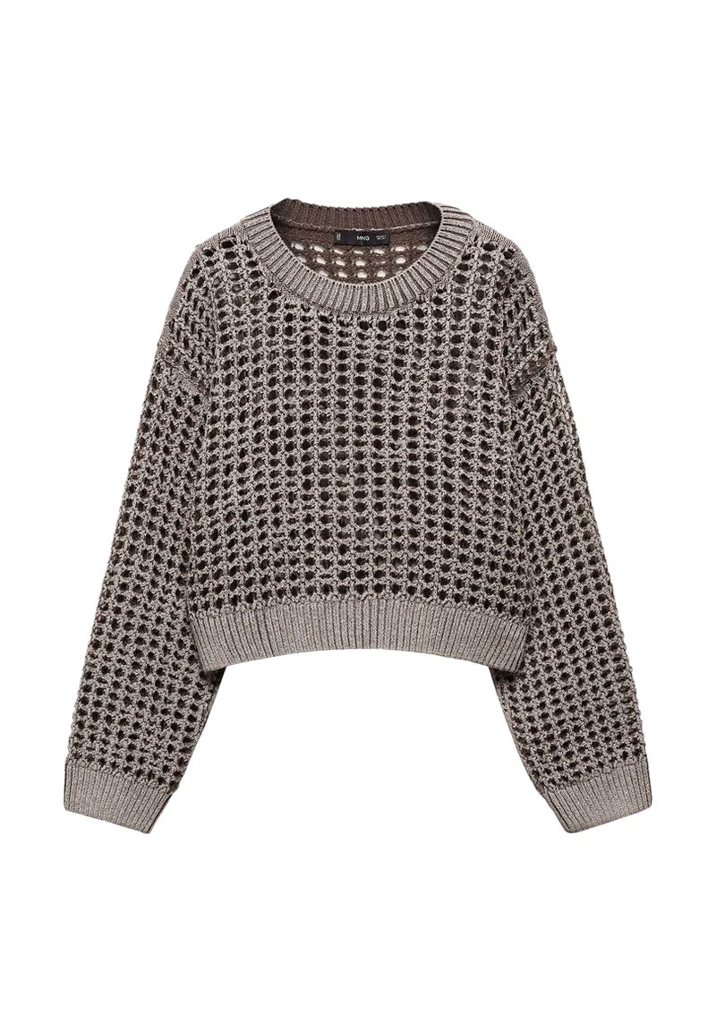 Mango REJILLA - Strickpullover - braun - Zalando.de
